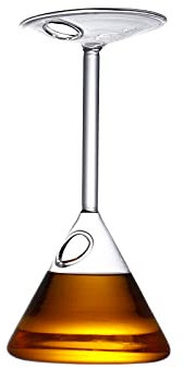 OPYTR Bicchieri Whisky Bicchiere da Martini Capovolto, Bicchiere da Cocktail Trasparente Bicchiere da Succo Creativo Ideale per Cocktail/Margarita Bicchieri da Bere