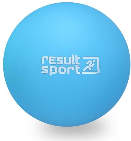 ResultSport Massageball Set, Plantarfasziitis, Fußmassage, Triggerpunktmassage, Tiefengewebe, myofasische Linderung (Lacrosse - Blau, Lacrosse)