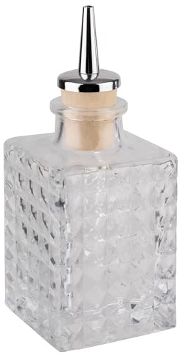 Buddy's Bar – Bitter flaska/sprayflaska, glas, hällpip av kork och rostfritt stål, 0,1 liter, cocktails, likör