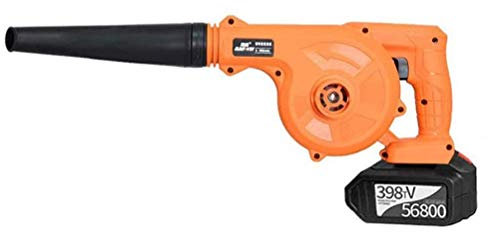 OZBME Práctico soplador inalámbrico 2 en 1, soplador de Hojas de Mano, Aspirador, turbina de Aire inalámbrica, soplador de Hojas de jardín para Limpieza del hogar