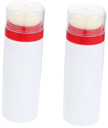 ERINGOGO Botella y Caja De Talco Para Bebés Borla, 2 Piezas, Diseño Portátil, Material Duradero, Adecuado Para Viaje y Cuidado Del Ñiño