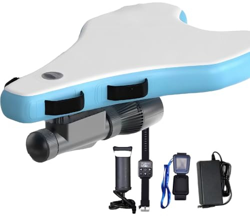 Kit 2 in 1 per scooter subacqueo e bodyboard, 500 W, senza spazzole, 3-10 km/h (1,87-6,2 mph), 9 marce, batteria da 10000 mAh, per imbarco a pagaia, snorkeling e nuoto