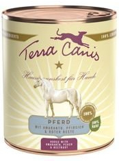 Terra Canis cani nassf. Dose Classic cavallo | 6 X 800 G cibo per cani