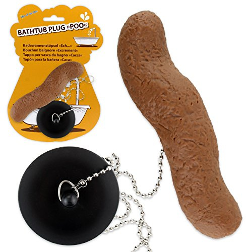 ootb Badewannenstöpsel, KOT, Braun, 14 x 5 cm