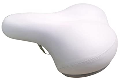 Sillín Suave de Primavera Vintage Estilo Blanco para Bicicleta Retro, Bicicleta de Ciudad, Carretera, MTB, Engranaje Fijo, Accesorios de Ciclismo, Piezas