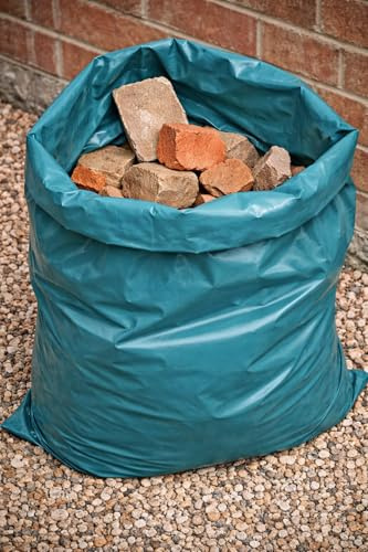 EQUIP247UK - BLUE Heavy Duty Rubble Sacks/Bags Builders 20X 30 30KG+ (5)