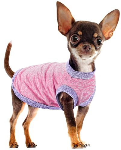 Chic Ion Polyester Dog Vest: Adorable Fashion Apparel for Small, Medium, and Large Breeds, Moisture-Wicking, Soft, Anti-Static, Durable, and Easy-to-Clean Design - Pink M