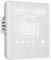 MeanWell Termostato WIFI 2.4G Bianco, Per Caldaia A Gas (Boiler) e Riscaldamento Pavimento Con Acqua, 230V 3A, Touch e Retroilluminato, APP Tuya e Smart Life, Compatibile Con Alexa e Google