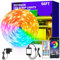 vimeepro 20M Wasserdicht Outdoor LED Strip Light mit Remote/APP Control Musik synchronisation RGB Outdoor Led Rope Lights Farbwechsel LED band strip für Schlafzimmer Balkon Dach Garten Treppe Parteie