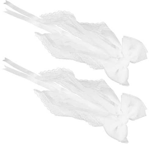 BAZEITFLOW 2 Piezas Lazos De Cortina Vintage Encaje Soporte para Cortinas Lazo Decoración para Sala De Bodas