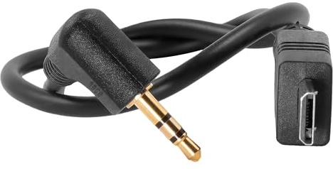 KONDOR BLUE LANC Remote Trigger Shutter Cable (2.5mm to Micro USB, Black)