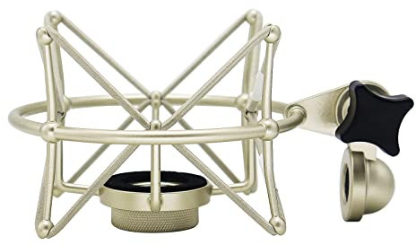 TLM 103 Shock Mount - Microphone Mount Compatible for Neumann TLM 103 M147 Condenser Mic by SUUNTOK,Silver