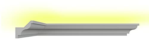 Stuck dekorbau 2 m Indirekte Beleuchtung LED Lichtprofile Wand Stuckleiste Beleuchtung BL 04