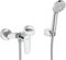 Roca A5A204FC00 Victoria Plus Shower Mixer with Hand Shower, Flexible 1.5 m and Articulated Shower Holder, Chrome