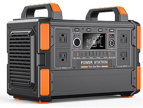 XGXHIN Centrale électrique Portable 1000 W, Batterie 1048 Wh, Stockage D'énergie Mobile pour Générateur Solaire pour Camping-Car, Camping, Bricolage, Unité d'alimentation d'urgence