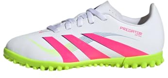 adidas Kids Club Childrens Astro Turf Football Boots White/Pink 1.5 UK Child