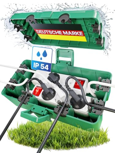 Adlerfokus Kabelbox wasserdicht IP54 [DAS ORIGINAL] Wetterfeste Elektrobox