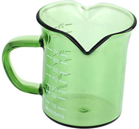 PartyKindom Tazza Caffè Vetro Bilancia Bicchiere Latte Casa Tazza Acqua Ufficio Design Elegante Funzionale