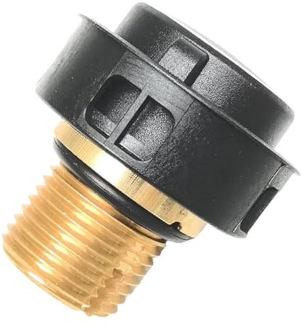 Tappo di riempimento della valvola sicurezza in ottone for pulitore a vapore, compatibilità for Karcher SC4 SC5(2PACK)