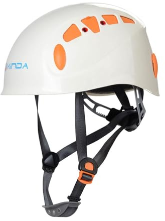 AUYXSSZ Ventilation In Arborist Rock Climbing Helmet Mens Womens Adults Ensures Comfort During Long Climbing Sessions Tree Work Protector Protective Gear, White, 26x20.5cm
