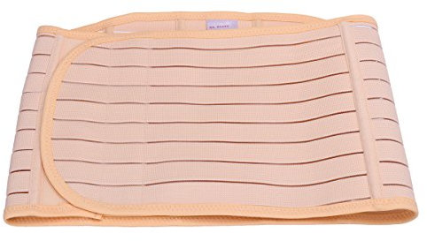 ROSENICE Bauchgurt Elastischer Stützgürtel Bauchgürtel Damen Bauchband Postpartale Unterstützung Größe L (Hautfarbe)
