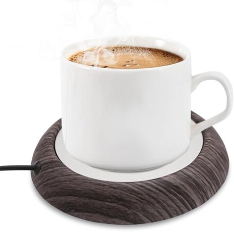 Coffee Mug Warmer, USB Cup Warmer Tea Warmer with Non-Slip Base, Beverage Mug Warmer for Milk Coffee Tea, Cup Mug Warmer Heated Coaster for Home Office Coffee Cup Warmer