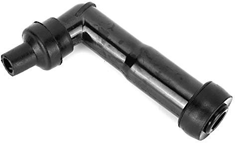Widerstand Zündkerzenstecker, 102 ° wasserdichte Gummi-Zündkerzenkappe für Zündkerzenstecker mit Gewinde von 0,4 bis 0,5 Zoll für Motorrad-Zündkerzen