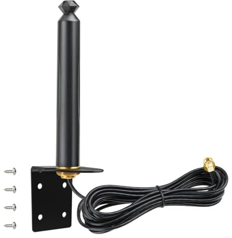 Superbat 10dBi High Gain 4G LTE Outdoor Antenna Waterproof Wall Mount Omni-Directional Cellular Antenna with 10ft SMA Cable for Verizon AT&T T-Mobile Router, Trail Camera, Gateway