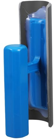 Alipis Cazzuola per Finitura del Calcestruzzo Design Curvo, Utensile Manuale Leggero per Bordi Curvi, Impugnatura Tubolare Ergonomica per Ristrutturazione e Lavori di Muratura