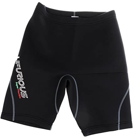 Sharplace 2mm Neoprene Men's Wetsuits Shorts Winter Swimming, Black Quick Dry Athletic Swim Swimming Trunks for Beach, Spearfishing, Kitesurfing, Snorkeling, Surfing, M