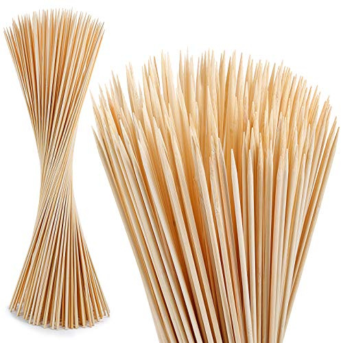 120 PCS Bamboo Marshmallow Roasting Sticks, SMores Skewers for Fire Pit, Extra Long 30 Inch Heavy Duty 5mm Thick Wooden SMores Sticks for Open Fire Pits Roaster Barbecue Hot Dog Camping Kebab Sausage
