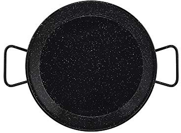 Metaltex - Paellera a induzione Acciaio smaltato 8 porzioni (38 cm)