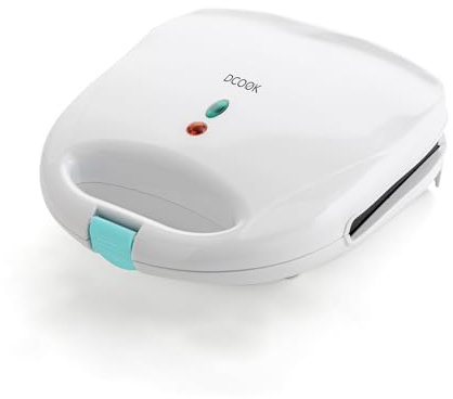 DCOOK SANDWICHERA Doble, Negro, Estándar