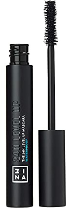 3INA MAKEUP - 24H Level-Up Mascara, Waterproof & Volume/Length Enhancer - False Eyelash Effect - Sensitive Eyes Friendly - Vegan - Cruelty-Free