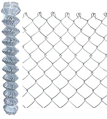 VaGo - Clôture en grillage - 1,25 m x 15 m - Tressé en machine - 60 x 60 mm