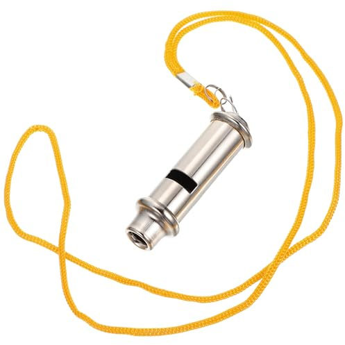 Toddmomy Portable Metal Training Whistle for Pigeons and Parrots Stainless Steel Bird Whistle 2.56In Lightweight Outdoor Pet Tool