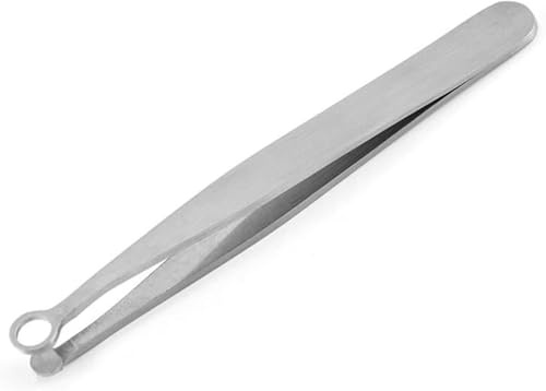 Brow Universal Nose Hair Trimming Tweezers, Stainless Steel Eyebrow Tweezers, Friendly Round Tip, No Mirror Needed, for, Sideburns,ODY Safely Protects The Nose Hair Removal