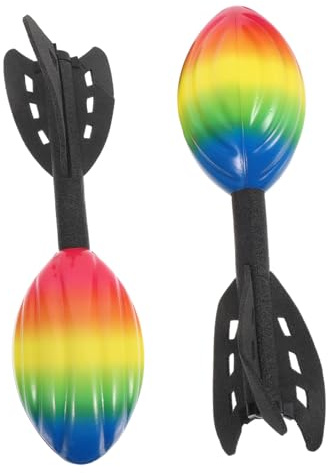 KONTONTY 2 Pièces Lance-fusées PU pour Garçon Fille Jeu Extérieur Interactif pour Tout-Petits Fête Anniversaire Stimule Créativité et Activité Physique