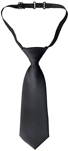 BomGuard Cravatta opaca per neonati e bambini – 22 cm – Nero