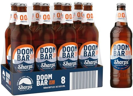 Sharps Brewery Sharp's Doom Bar Amber Ale Zero Alcohol Beer 8 x 500 ml (bottles)