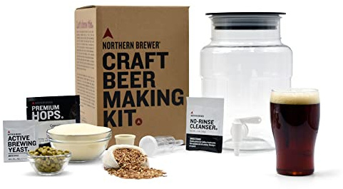 Northern Brewer - Siphonless 1 Gallon Craft Beer Making Starter Kit, Equipment and Beer Recipe Kit (Brown Ale)