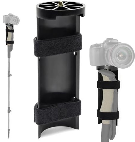 GoPod: Trekkingstock-Kamerahalterung, ultraleichtes Einbeinstativ für Wanderstock & Gehstock zur Verwendung mit DSLR, Kamera, Smartphone, Schießen, Fernglas, ultraleichte Ausrüstung für Outdoor,