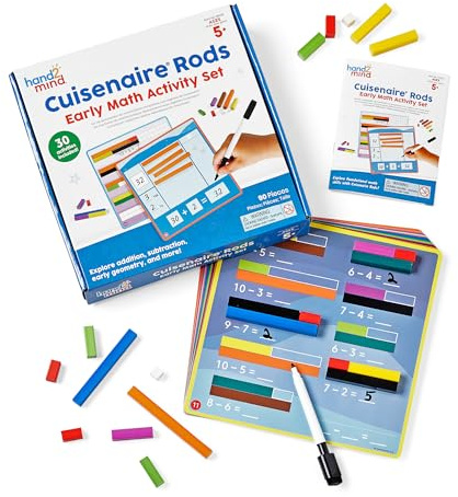 Learning Resources Cuisenaire Maths Activity Set - Ages 5+, Place Value Manipulatives for KS1 Maths Classroom