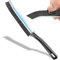 Retoo Brosse de nettoyage à poils durs de 24 cm de long, trou de suspension, brosse de nettoyage des coins, brosse à joints, brosse à joints, salle de bain, outils de nettoyage dans les rails de
