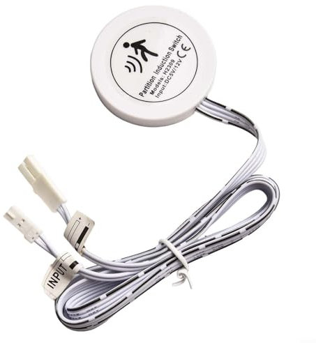 Variateur d'intensité tactile pratique pour armoires, miroirs, installation facile (interrupteur tactile à balayage manuel)