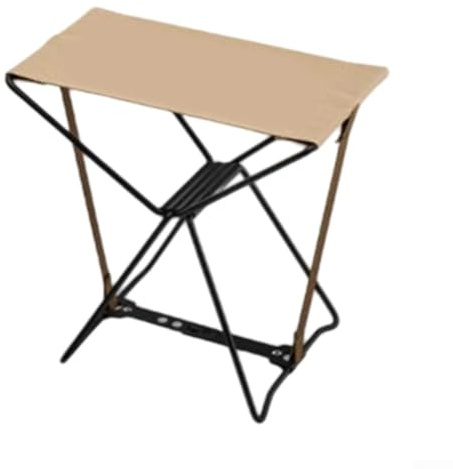 Yuanpgky Leichter faltbarer Campinghocker, tragbarer Outdoor-Sitz aus Aluminiumlegierung, für Picknicks, Angeln, Grillen und Reisen, kompakt, für langlebiges Design, mit Tragetasche (Kakchi)