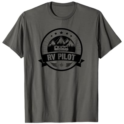RV Pilot Funny Motorhome RV Travel T-Shirt for Men Women T-Shirt