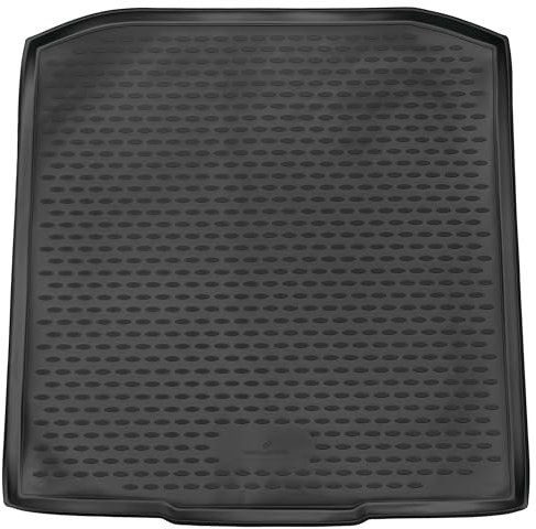 WALSER XTR Kofferraumwanne für Skoda Ocatavia III (Octavia 3) Kombi 2012-2020, 100% passgenaue Antirutschmatte Auto, Gummimatte Auto, Kofferraum Schutzmatte, Anti Rutsch Matte Gummi