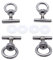 TAKPART 4 x Set 25mm Befestigungsschrauben Rastschiene Ladungssicherung Befestigungssystem T-Schraube M8 Ösenmutter für Multivan Bus VW T5 T6