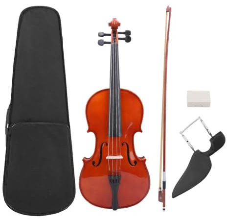16 Inch Viola Set, Solid Wood Viola with Case Bow Rosin Bridge for Beginners Students